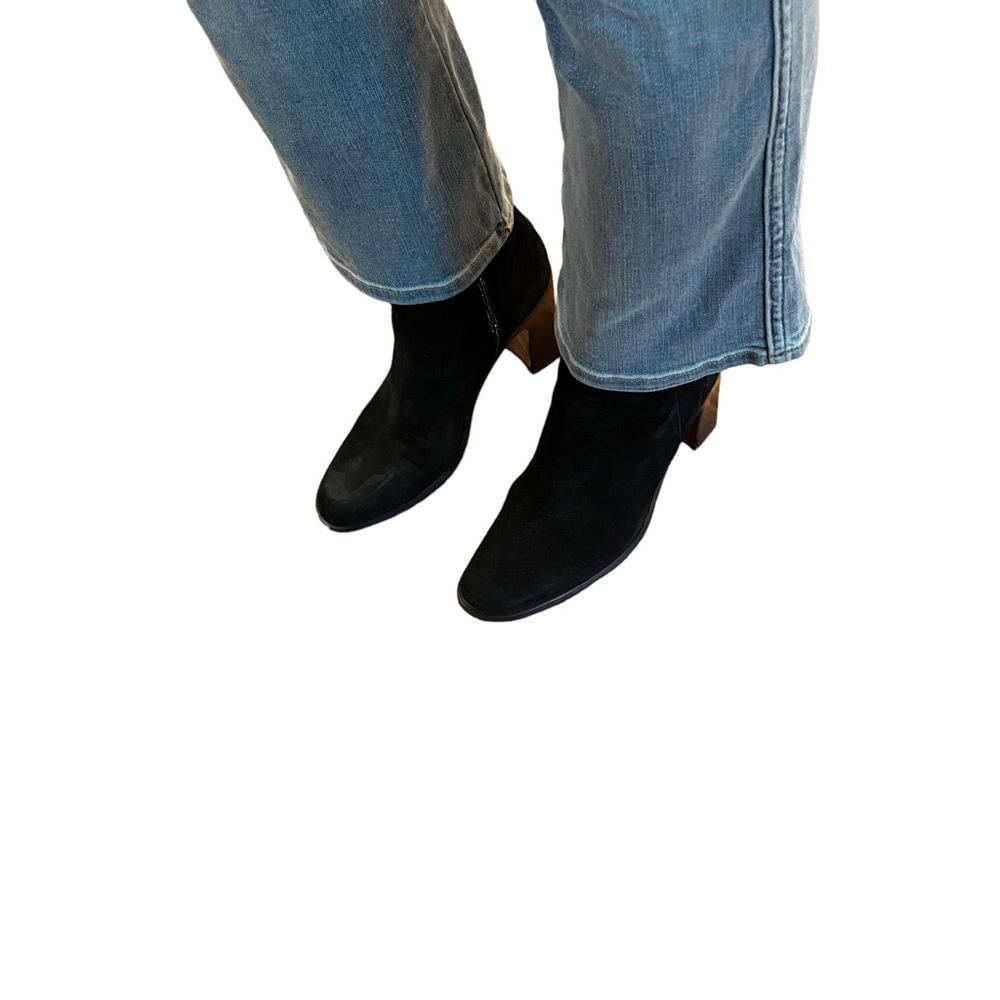 Vintage Bootalinos “Pepper” Suede Ankle Boots, Sz 7